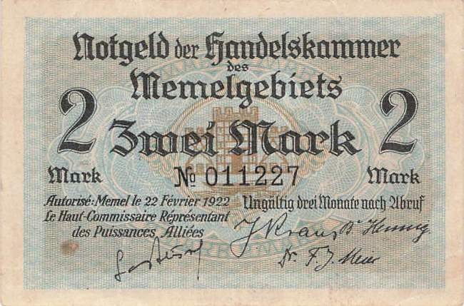 2 Mark 1922